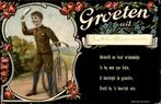 Groot - Ammers - Groeten uit - Fiets, Ophalen of Verzenden, Voor 1920, Gelopen, Zuid-Holland