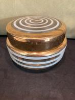 Vintage Laeken glas bonbonniere (060126), Ophalen of Verzenden