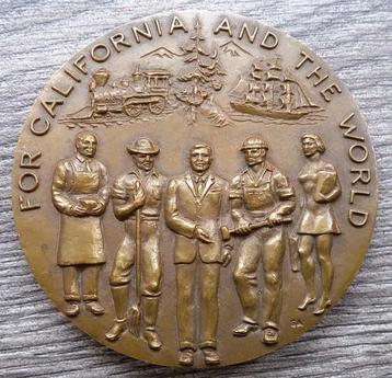 Jaar1970 Bronzen 100 Jaar Jubileum Penning Bank Bankbedrijf  beschikbaar voor biedingen