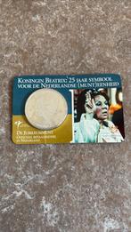 Koningin Beatrix 25 jaar symbool, Postzegels en Munten, Munten | Nederland, Ophalen of Verzenden, Koningin Beatrix