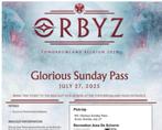 Tomorrowland SUNDAY, Tickets en Kaartjes, Eén persoon, Juli