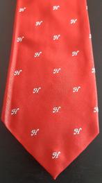 Heineken Bier stropdas licht rood met witte H doorlopend, Ophalen of Verzenden, Nieuw, Gebruiksvoorwerp