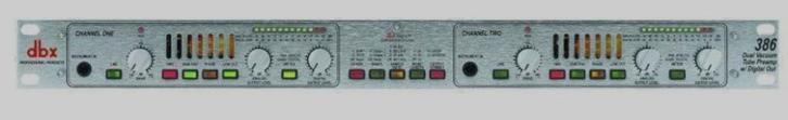 DBX 386 Dual Vacuum Tube Preamp, Muziek en Instrumenten, Effecten, Gebruikt, Distortion, Overdrive of Fuzz, Volume, Ophalen of Verzenden