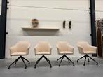 4 Nieuw Leolux Mara Twist Eetkamerstoel Stof Design stoel, Huis en Inrichting, Stoelen, Leolux, Overige kleuren, Nieuw, Ophalen of Verzenden