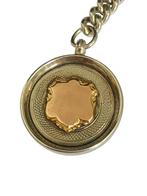 Antieke Engels zilveren horlogeketting King’s school 1937, Sieraden, Tassen en Uiterlijk, Antieke sieraden, Verzenden, Zilver