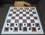 Opvouwbaar Schaakbord + Schaakstukken, Hobby en Vrije tijd, Gezelschapsspellen | Bordspellen, Ophalen of Verzenden