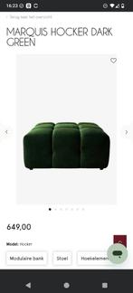 Sissy Boy Marquis Dark green - Hocker, Ophalen, Zo goed als nieuw, 75 tot 100 cm, Stof