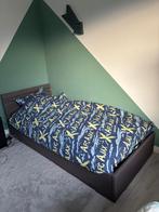 Kinder boxspring met verlichting en bergruimte, Ophalen, Gebruikt, 90 cm, Eenpersoons