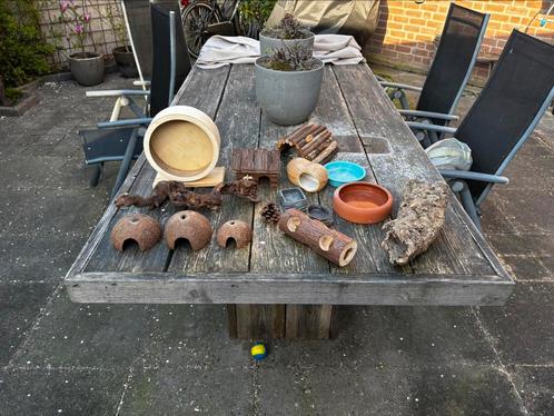 Hamsterkooi inhoud, Dieren en Toebehoren, Knaagdieren en Konijnen | Toebehoren, Gebruikt, Ophalen