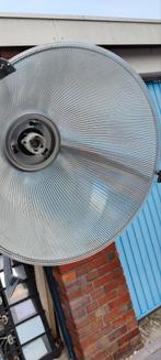 industriële look hanglampen 3 stuks, Huis en Inrichting, Lampen | Spots, Ophalen, Gebruikt, Metaal of Aluminium