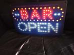 BAR OPEN metalen bord, Ophalen of Verzenden, Nieuw