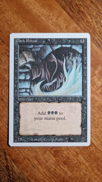 MTG Revised - Dark Ritual beschikbaar voor biedingen