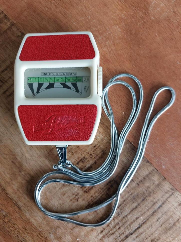 Vintage Mini Rex II Belichtingsmeter met Etui, Audio, Tv en Foto, Fotocamera's Analoog, Gebruikt, Ophalen of Verzenden