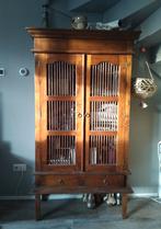 Spijlen kast koloniaal Indonesisch - India - Oosters, Huis en Inrichting, Kasten | Overige, Ophalen