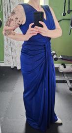 Schitterende blauwe galajurk (m42/44), Kleding | Dames, Gelegenheidskleding, Galajurk, Blauw, Maat 42/44 (L), Ophalen of Verzenden