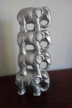 Beeld 4 olifanten op elkaar, Ophalen of Verzenden, Zo goed als nieuw, Dier