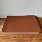 Cognac Bruin Lederen Placemats 24 Stuks Beschikbaar, Leer, Ophalen of Verzenden, Zo goed als nieuw, Bord