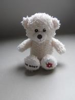 TAKE ME HOME wit zacht pluche knuffel beertje De Boet bloem, Ophalen of Verzenden, Nieuw, Beer
