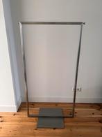 Chroom/zilveren RVS kledingrek vierkante voet, Kleding | Dames, Kledingrekken, Ophalen, Zo goed als nieuw