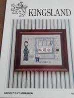 Borduurpatroon kingsland, kirsten featherbed, Ophalen of Verzenden, Zo goed als nieuw, Handborduren, Patroon