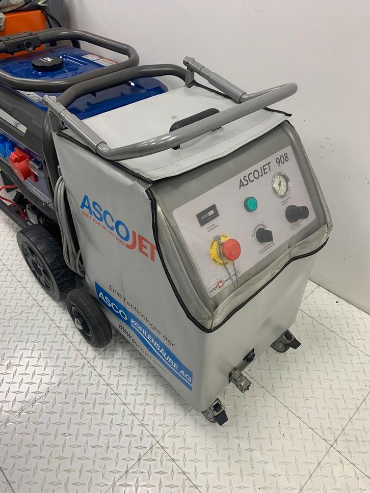 Ascojet 809 droogijs reinigingsmachine 6.9 uur!, Doe-het-zelf en Verbouw, Reinigingsmachines, Zo goed als nieuw, Overige typen