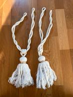 2 GORDIJNKWASTEN (Zo Goed Als Nieuw), Huis en Inrichting, Verzenden, Zo goed als nieuw, Wit, Brocante