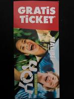Walibi gratis ticket coupon code bij, Ticket of Toegangskaart