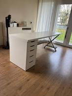 Bureau met stalen poot, Huis en Inrichting, Bureaus, Ophalen, Zo goed als nieuw