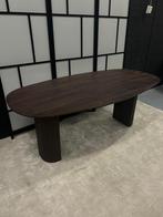 Eettafel Japandi Ovaal donker bruin Mangohout 240cm, 100 tot 150 cm, Savoire, Ophalen of Verzenden, Savoire