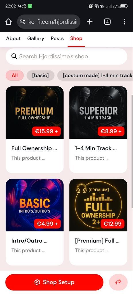 Custom Music, Intro's/Outro's/Tracks/Beats, Muziek en Instrumenten, Overige Muziek en Instrumenten, Nieuw, Verzenden