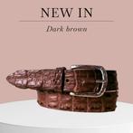 Bruine Croco Riem - Handgemaakt Italiaans Topstuk! NIEUW, Bruin, Verzenden, Echt leder, Nieuw
