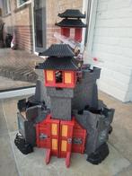 Playmobil kasteel met poppetjes en kanonnen, ladder enz..., Ophalen, Zo goed als nieuw