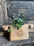 Houten oliebakje/ oliekannetje, Ophalen of Verzenden
