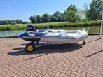 Hydro-Force 340 met 8.0 PK Mercury FourStroke met trailer, Watersport en Boten, Aluminium, Gebruikt, Benzine, Minder dan 70 pk