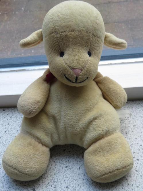 Schaap van CZ cremekleurig badstof meet ca 24 cm, Kinderen en Baby's, Speelgoed | Knuffels en Pluche, Overige typen, Ophalen of Verzenden