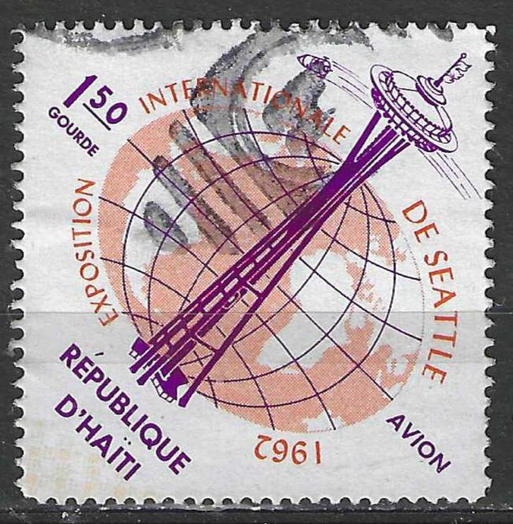 Haiti 1963 - Yvert 260PA - Tentoonstelling in Seattle (ST), Postzegels en Munten, Postzegels | Amerika, Midden-Amerika, Verzenden