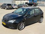 Seat Ibiza 1.0 MPI Zwart Airco ParkSensor Aux FR Velgen, Voorwielaandrijving, Gebruikt, Met garantie (alle), Handgeschakeld