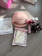 Pink gellac nail kit, Verzenden, Zo goed als nieuw, Handen en Nagels