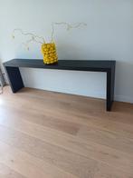 Massieve eikenhouten sidetable haltafel, Huis en Inrichting, Tafels | Sidetables, Ophalen, Eikenhout, 200 cm of meer, Zo goed als nieuw