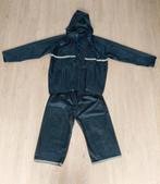 Donkerblauw regenpak - Jas met capuchon en broek - maat XL, Caravans en Kamperen, Regenkleding, Ophalen, Gebruikt, Regenpak, Heren
