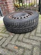 Vier winterbanden van Kleber (Krisalp H2) met velgen, Ophalen, Gebruikt, 16 inch, Banden en Velgen