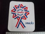sticker campina logo kwaliteits garantie snacks, Verzamelen, Verzenden, Zo goed als nieuw, Bedrijf of Vereniging