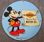Mickey mouse emaillen reclame bord olie benzine USA reclame, Verzamelen, Reclamebord, Ophalen of Verzenden, Zo goed als nieuw