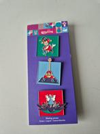 Efteling pin set pardoes langnek Indische waterlelie, Verzamelen, Ophalen of Verzenden, Zo goed als nieuw, Button of Speldje