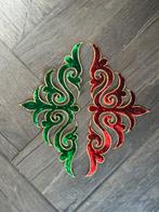 2 strijk emblemen patches Kaaiendonk Oosterhout pailletten, Ophalen of Verzenden, Nieuw