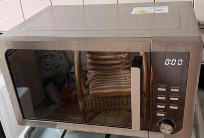 Beko Magnetron met Grillfunctie, Witgoed en Apparatuur, Magnetrons, Zo goed als nieuw, Vrijstaand, Magnetron, 45 tot 60 cm, Grill