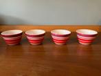 4 Origo Eierdopjes Rood - Iittala, Huis en Inrichting, Keuken | Servies, Gebruikt, Keramiek, Overige typen, Ophalen of Verzenden