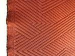 Kvadrat Febrik Mizmaze 562 burnt orange; 12 meter meubelstof, Hobby en Vrije tijd, Stoffen en Lappen, Wol, 120 cm of meer, Oranje