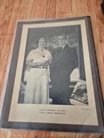 Foto Koningin Juliana & Prins Bernhard, Antiek en Kunst, Ophalen of Verzenden
