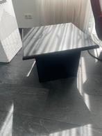 Zwarte Vierkante Salontafel 60x60, Overige materialen, Gebruikt, Vierkant, Minder dan 50 cm
